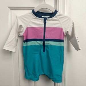Rugged butts rash guard swimsuit 3-6m